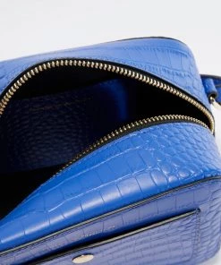French Connection Poppini Croc Recycled Leather Camera Bag