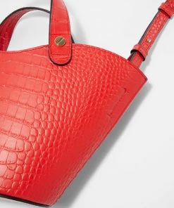 French Connection Croc Recycled Leather Mini Market Tote Bag Shop Sustainable