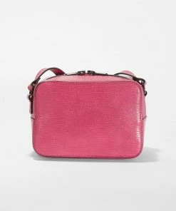 French Connection Lizard Emboss Camera Bag