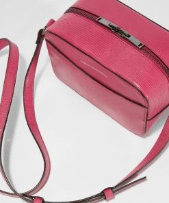 French Connection Lizard Emboss Camera Bag