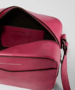 French Connection Lizard Emboss Camera Bag