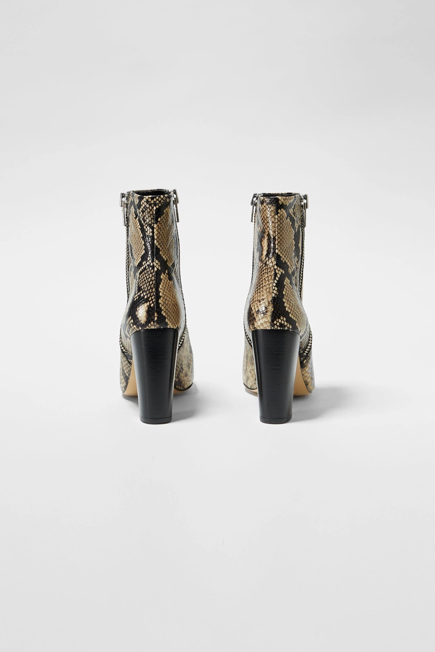 French Connection View All Snake Print Zip Ankle Boots 7 French Connection View All Snake Print Zip Ankle Boots