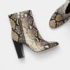 French Connection View All Snake Print Zip Ankle Boots