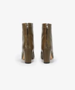 French Connection View All Mid Heel Leather Ankle Boots