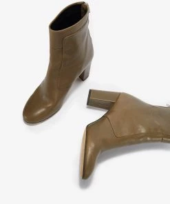 French Connection View All Mid Heel Leather Ankle Boots