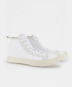 French Connection Nylon Suede High Top Trainers View All