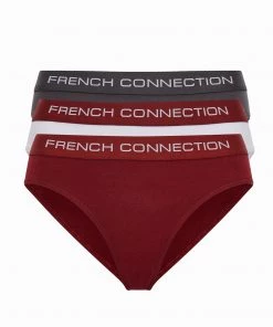 French Connection Sale Logo 3 Pack Briefs