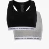 French Connection Sale Logo 2 Pack Crop Tops