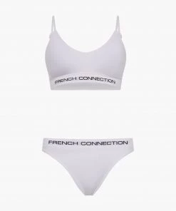French Connection Seamless Low Crop Top And Briefs Set Sale