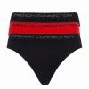 French Connection Seamless Scalloped 3 Pack Fc Logo Thong Sale