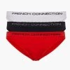 French Connection Seamless Scalloped 3 Pack Fc Logo Briefs Sale