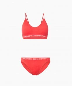 French Connection Seamless Bra And Briefs Set