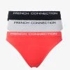 French Connection 3 Pack Seamless Scallop Thong