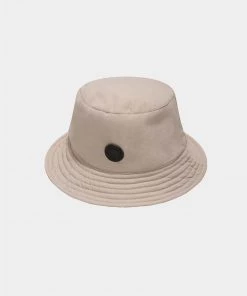 French Connection Reversible Padded Nylon Bucket Hat