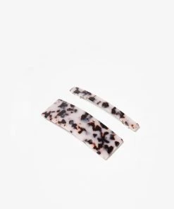 French Connection Resin Duo Hair Clips