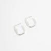 French Connection Rectangle Hoop Earrings