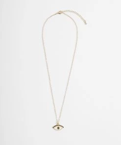 French Connection All Seeing Eye Necklace