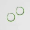 French Connection New In Green Hoop Earrings