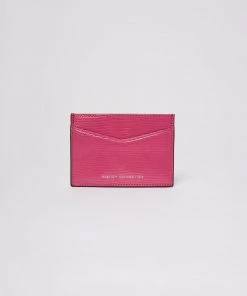 French Connection Lizard-Embossed Card Holder View All