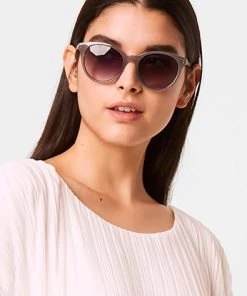 French Connection View All Soft Round Frame Sunglasses