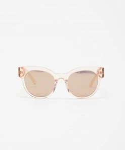 French Connection Chunky Mirror Cat Eye Sunglasses