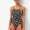 French Connection Doe Print Recycled Swimsuit Swimwear