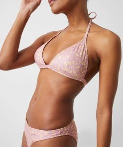 French Connection Bonita Ditsy Recycled Bikini Top Swimwear
