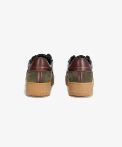 French Connection Aaron Leather Lace Up Trainers