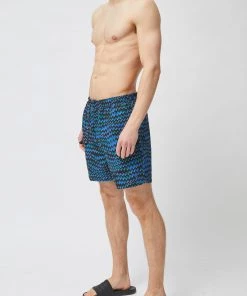 French Connection Maree Print Recycled Swim Shorts Swimwear