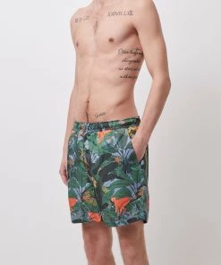 French Connection Bananier Print Recycled Swim Shorts